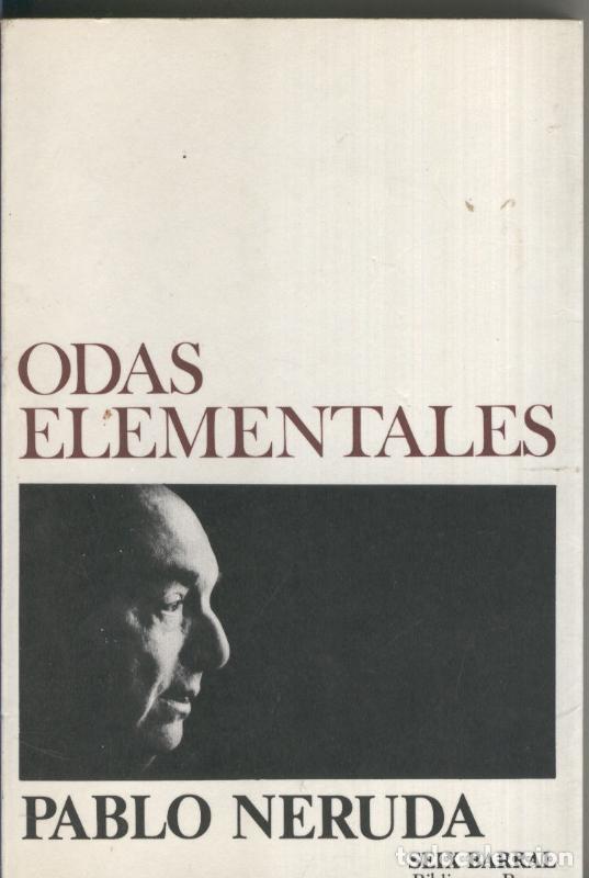 Colecionismo de Revistas e Jornais: Odas elementales - Pablo Neruda