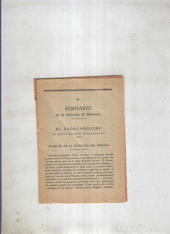 Collection Magazines and Newspapers: Himario de la Diocesis de Menorca. El Padrenuestro - Varios