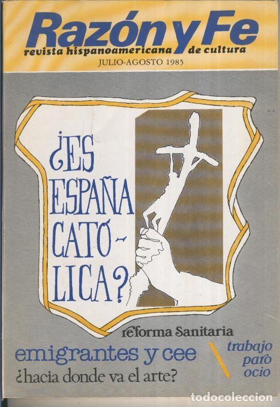 Sammeln von Zeitschriften und Zeitungen: Razon y Fe julio-agosto 1985 - Varios