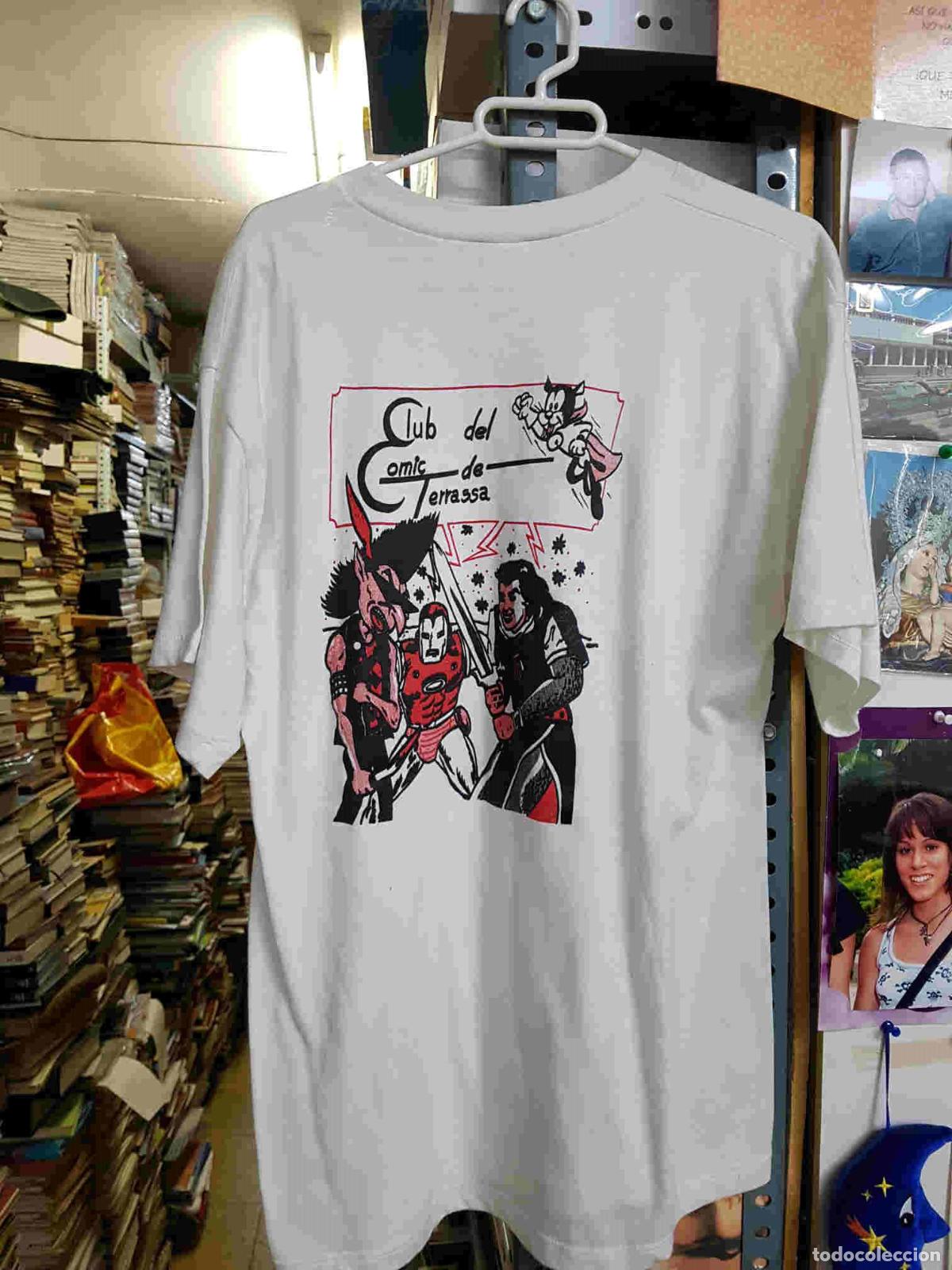 Coleccionismo de Revistas y Peri&oacute;dicos: Camiseta Club del Comic de Terrassa. Iron man, capitan trueno