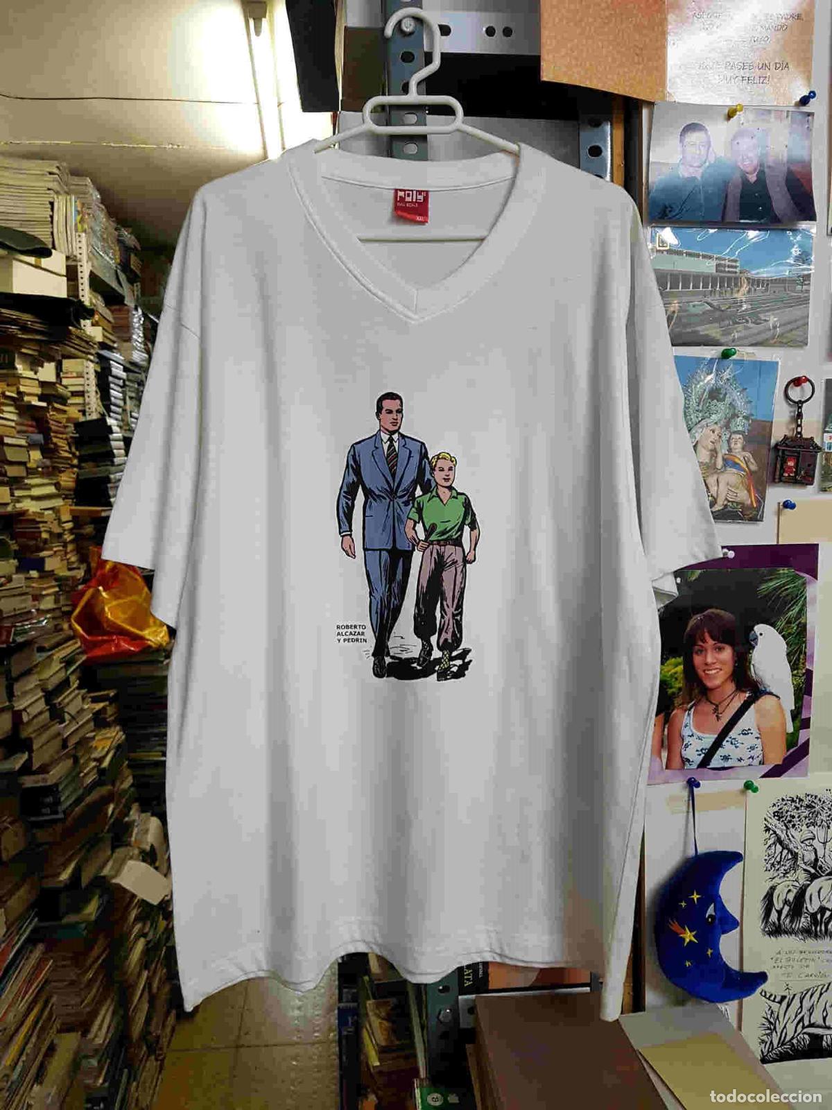 Collection Magazines and Newspapers: Camiseta blanca de Roberto Alcazar y Pedrin, talla XXL