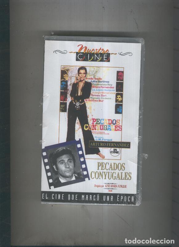 Collezionismo di Riviste e Giornali: Video VHS: Pecados conyugales: Arturo Fernandez, etc - Jose Maria Forqie