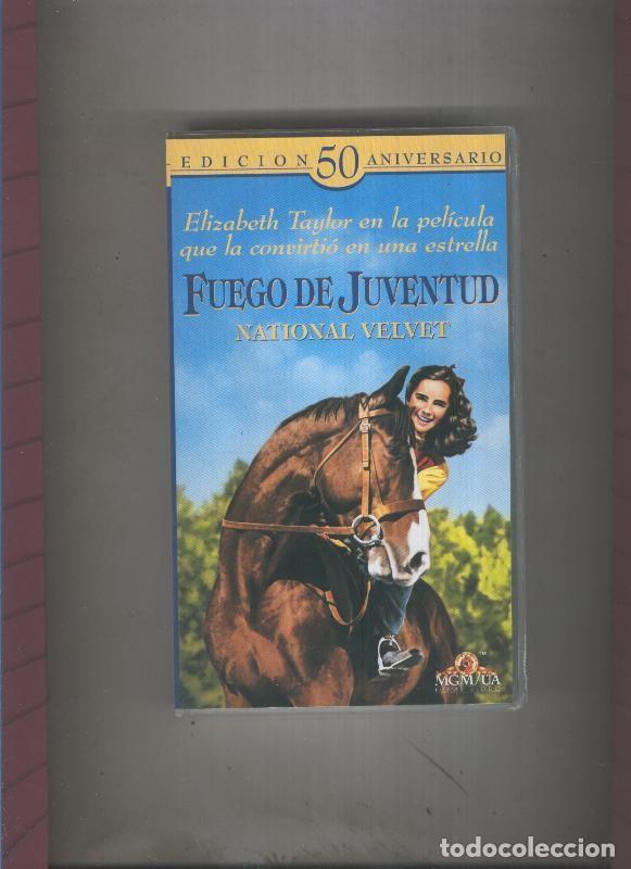 Collezionismo di Riviste e Giornali: Video VHS: Fuego de juventud con Elizabeth Taylor - Varios