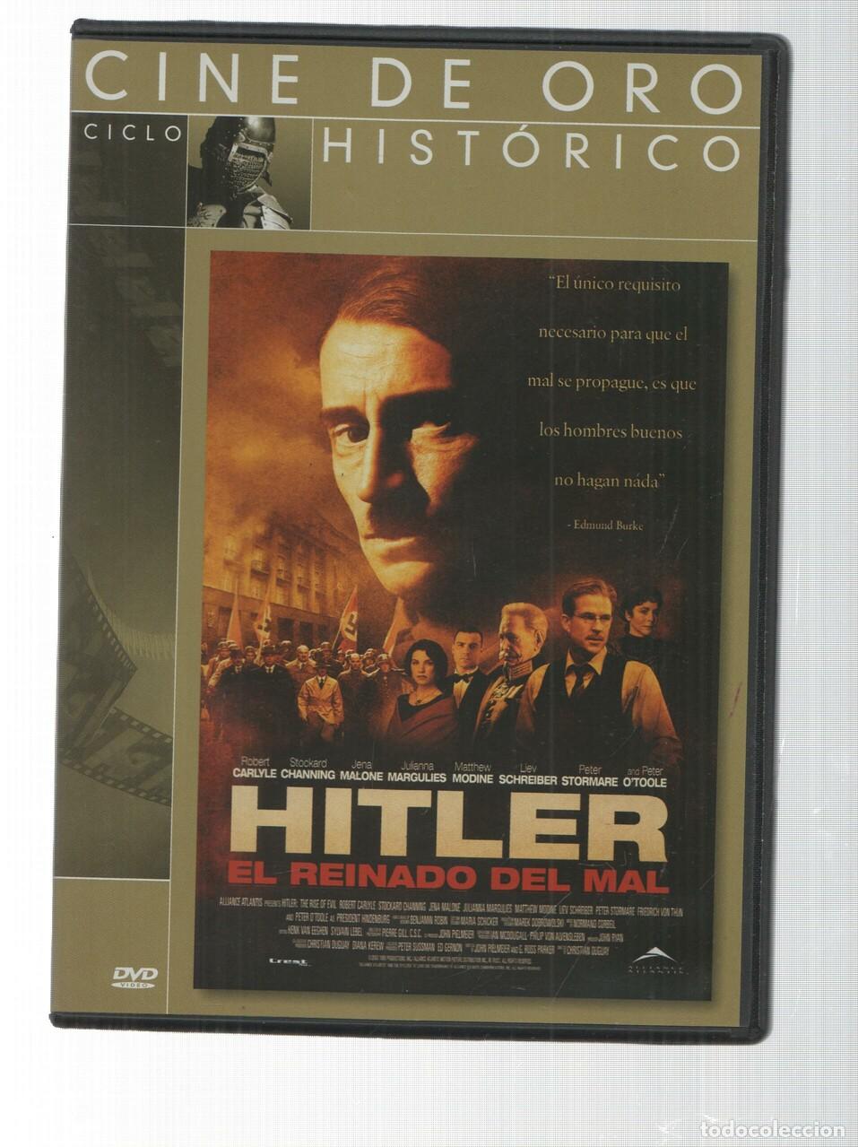 Colecionismo de Revistas e Jornais: DVD: Hitler. El reinado del mal. Cine de Oro Ciclo Historico. Alliance Atlantis