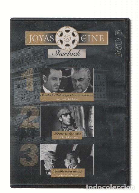 Collectionnisme de Revues et Journaux: DVD-Cine: Joyas del Cine, Numero 05 (Sherlock): Sherlock Holmes y el arma secreta, Terror en la Noch