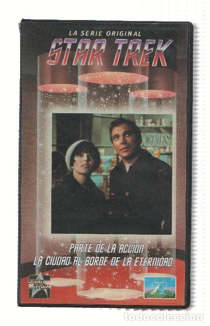 Collezionismo di Riviste e Giornali: Pelicula VHS: STAR TREK, La Serie Original: Parte de la accion, La Ciudad al Borde de la Eternidad -