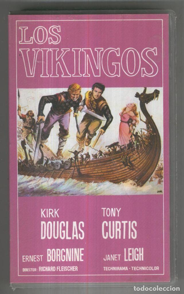 Collezionismo di Riviste e Giornali: VHS Cine: LOS VIKINGOS - Richard Fleischer - Richard Fleischer
