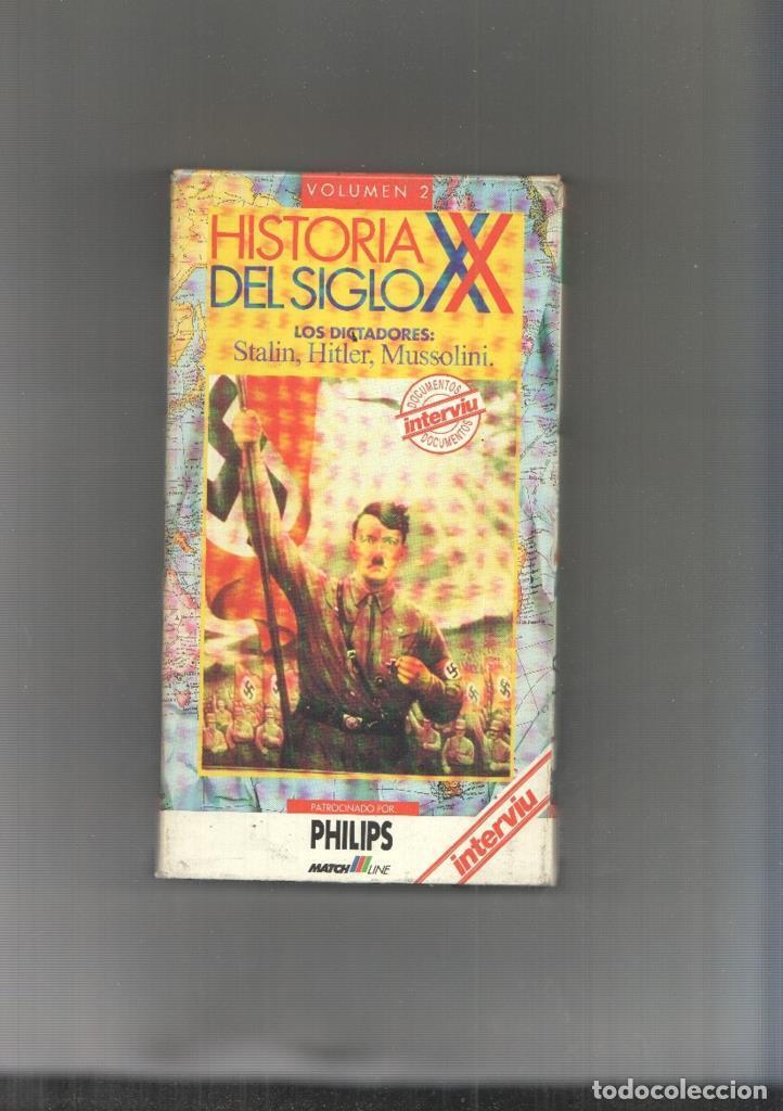Collezionismo di Riviste e Giornali: Video Vhs: Historia del siglo XX numero 02: Los dictadores Stalin, Hitler, Mussolini - varios