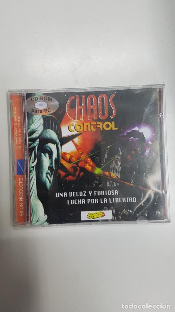 Collezionismo di Riviste e Giornali: CD Juego PC: Chaos Control. Una veloz y furiosa lucha por la libertad. Infogrames, Philips - Varios