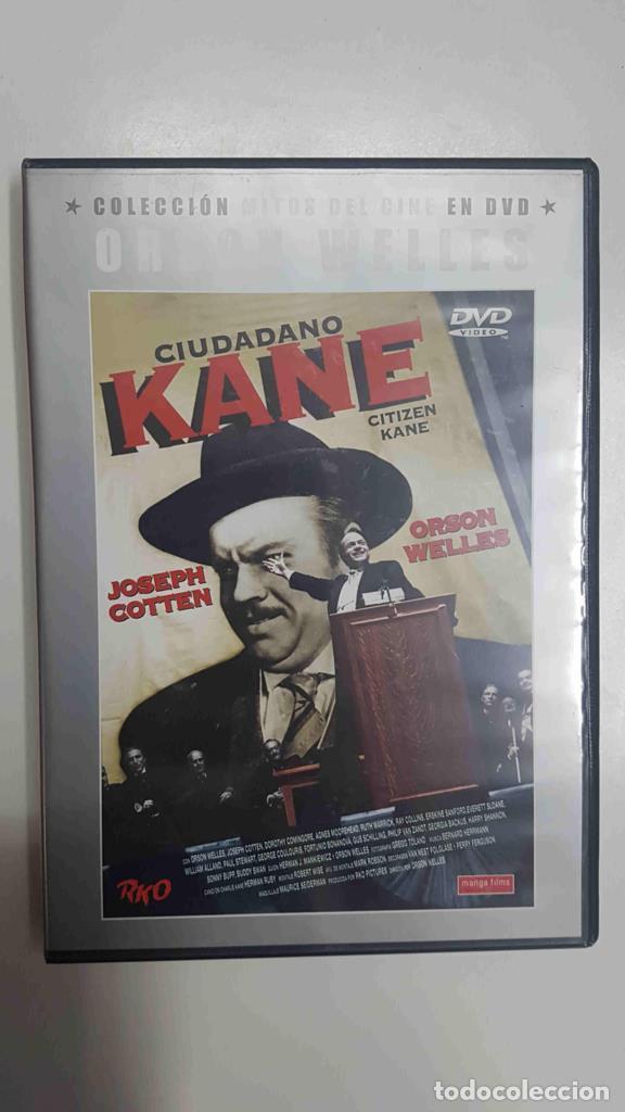 Coleccionismo de Revistas y Peri&oacute;dicos: DVD pelicula: Ciudadano Kane. Coleccion Mitos del Cine en DVD. Orson Welles - Varios