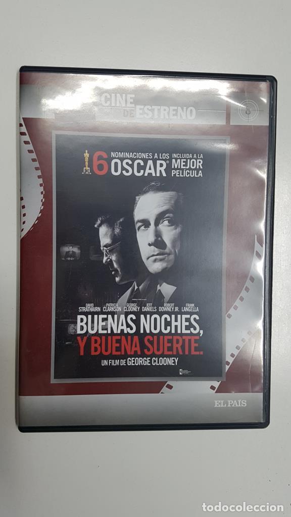 Collezionismo di Riviste e Giornali: DVD pelicula: Buenas noches, y buena suerte. Cine de estreno 8. Un film de George Clooney, reparto: