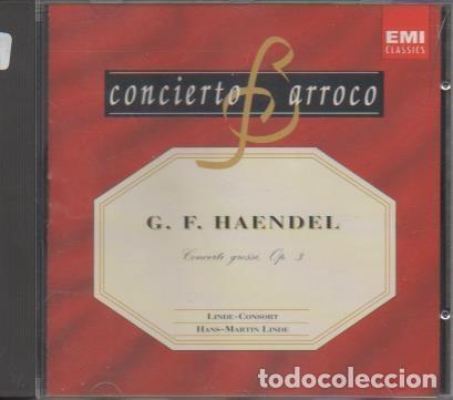 Colecionismo de Revistas e Jornais: CD E00191: Cd M&uacute;sica. Concierto Barroco, G.F, Haendel - Haendel