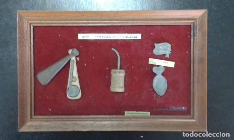 Sammeln von Zeitschriften und Zeitungen: Cuadro con antiguos instrumentos de farmacia - Varios