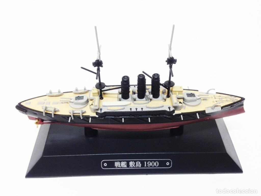 Sammeln von Zeitschriften und Zeitungen: EAGLEMOSS Barcos de Guerra 15: ACORAZADO SHIKISHIMA 1900 (Escala 1:1100) - VARIOS