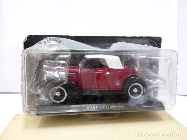 Sammeln von Zeitschriften und Zeitungen: Coche Escala/Scale Diecast Car: FORD CABRIOLET, Granate (1936) - VARIOS