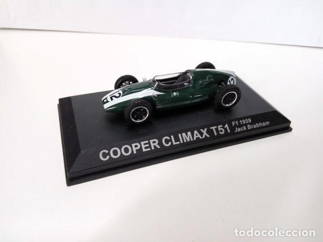 Sammeln von Zeitschriften und Zeitungen: Coche Escala/Scale Diecast Car: (Sin urna) COOPER CLIMAX T51, Jack Brabham (F1 1959) - VARIOS