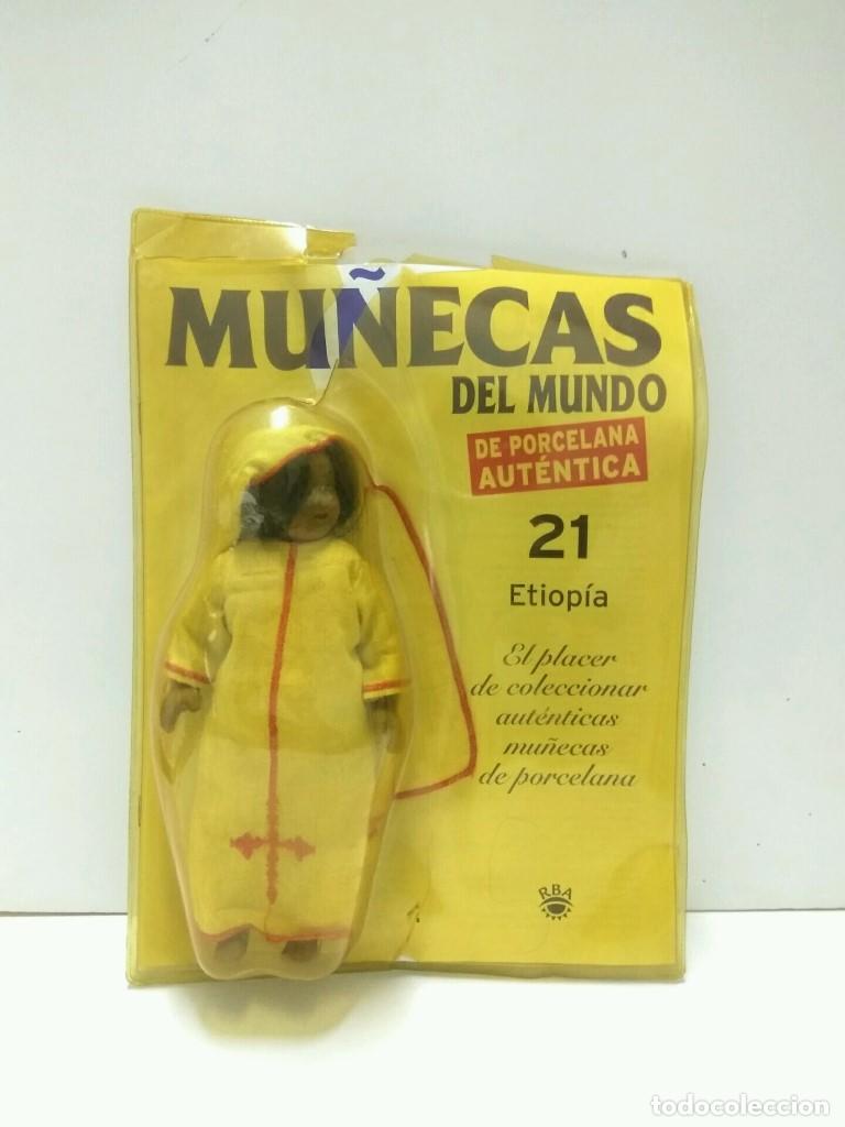 Collectionnisme de Revues et Journaux: Mu&ntilde;eca de Porcelana/Porcelain Doll: MU&Ntilde;ECAS DEL MUNDO, NUMERO 21: ETIOPIA - RBA