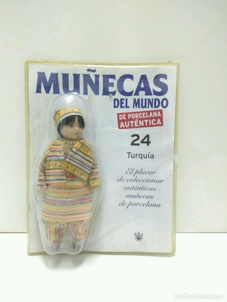 Collectionnisme de Revues et Journaux: Mu&ntilde;eca de Porcelana/Porcelain Doll: MU&Ntilde;ECAS DEL MUNDO, NUMERO 24: TURQUIA - RBA