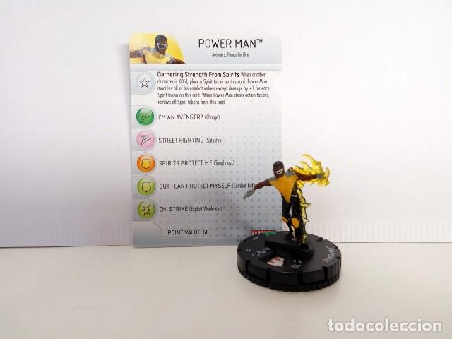 Colecionismo de Revistas e Jornais: Heroclix: POWER MAN - Victor Alvarez 28 (con tarjeta identificativa) - Marvel