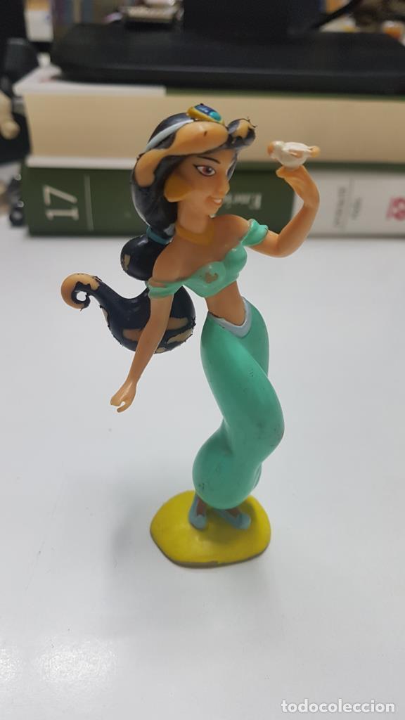 Sammeln von Zeitschriften und Zeitungen: Figura de resina: Disney. Princesa Jasmine de Aladdin con un pajaro sobre el dorso de su mano (pintu