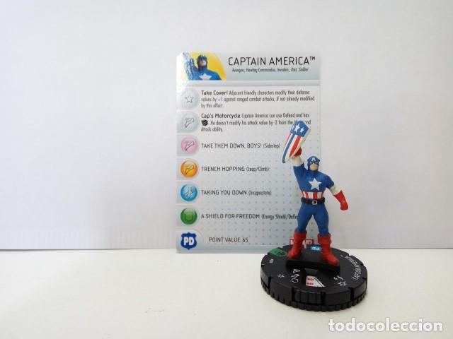 Coleccionismo de Revistas y Peri&oacute;dicos: Heroclix: CAPTAIN AMERICA - Steve Rogers (con tarjeta identificativa) - Marvel