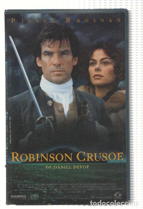 Sammeln von Zeitschriften und Zeitungen: Cine VHS: ROBINSON CRUSOE - Pierce Brosnan - Rod Hardy, George T. Miller