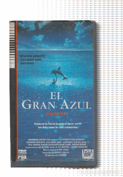 Coleccionismo de Revistas y Peri&oacute;dicos: VHS-Cine: EL GRAN AZUL - Rossana Arquette - Luc Besson