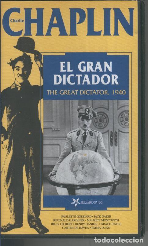Sammeln von Zeitschriften und Zeitungen: Video VHS; Chaplin, el gran dictador - Charles Chaplin