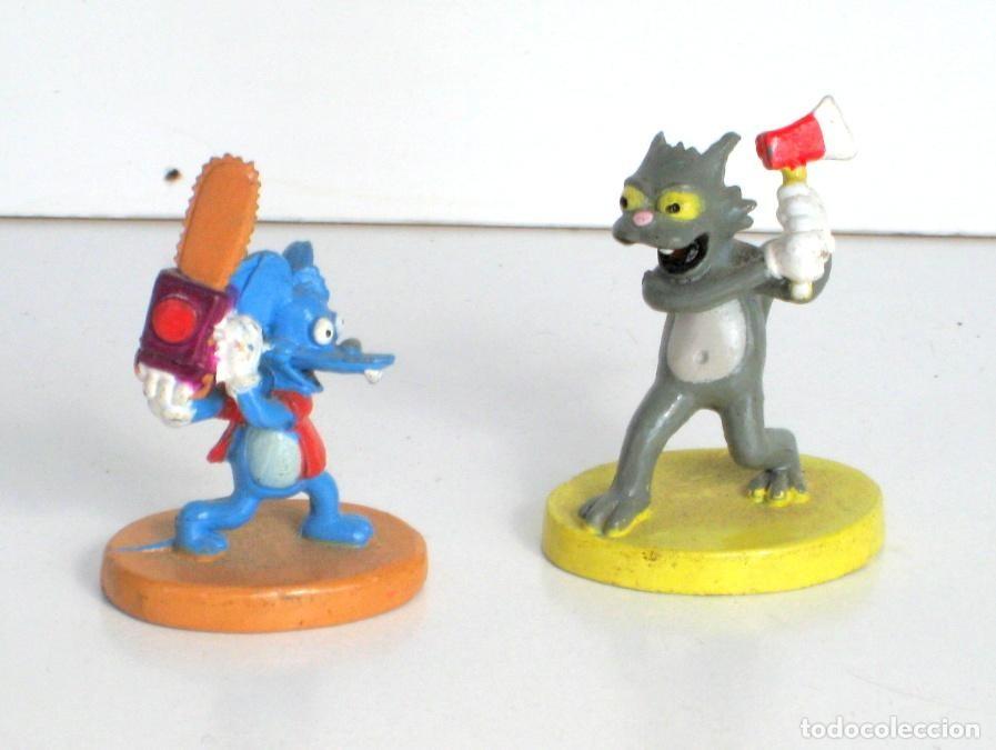 Collection Magazines and Newspapers: Mu&ntilde;eco de goma: RASCA Y PICA / Itchy and Scratchy Los Simpson (4cm) - Matt Groening