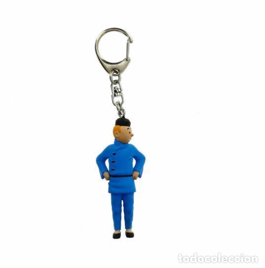 Collectionnisme de Revues et Journaux: TINTIN: Llavero PVC Tintin en El Loto Azul - Figura de 6 cm (ref. #42465) - Varios