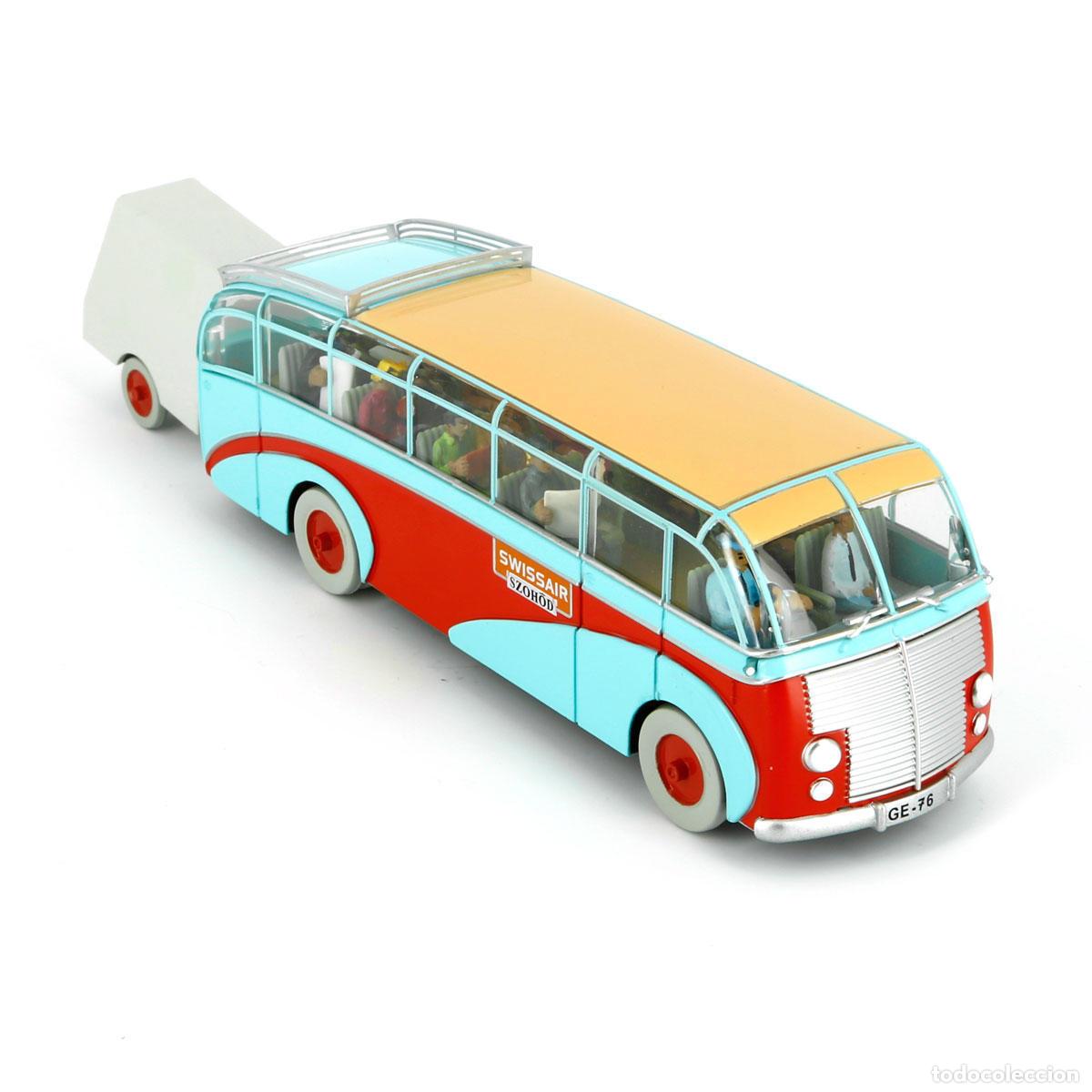 Sammeln von Zeitschriften und Zeitungen: Autobus de Swissair - Tintin, Haddock, Milu, escolta y 14 pasajeros (ref#. 29581) - Varios