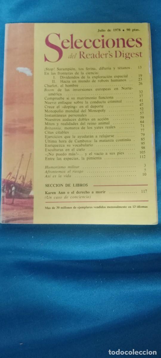 Coleccionismo de Revistas y Peri&oacute;dicos: SELECCIONES DEL READER`S DIGEST. LA REVISTA M&Aacute;S LE&Iacute;DA DEL MUNDO LA DE FOTO GG-CD