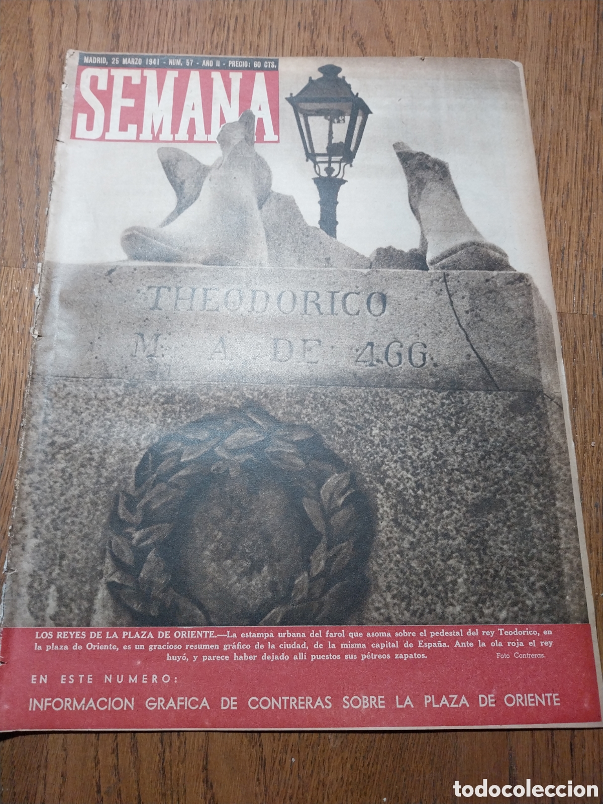 Coleccionismo de Revistas y Peri&oacute;dicos: SEMANA 1941 LOS REYES DE LA PLAZA DE ORIENTE. EL TIROL. EL NUEVO BAJA DE TANGER