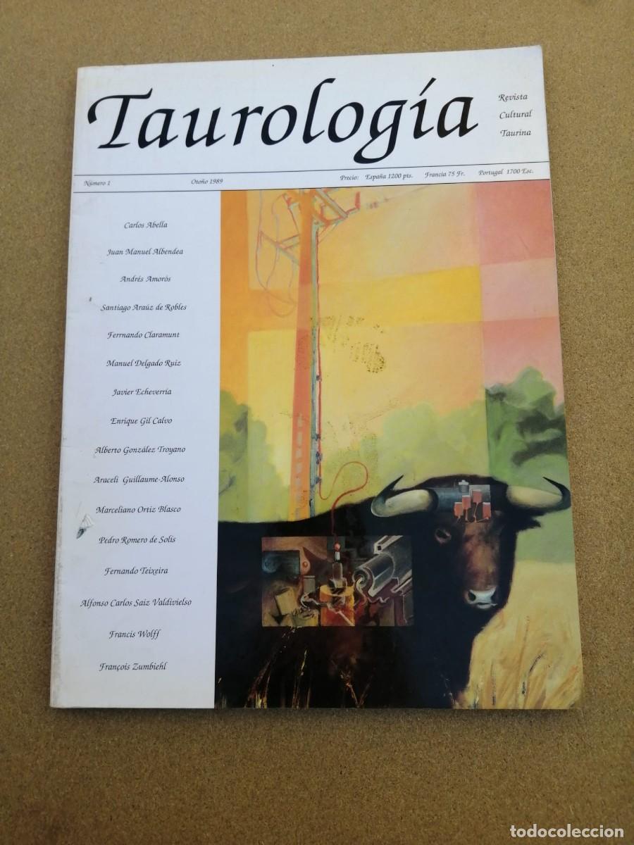 Coleccionismo de Revistas y Peri&oacute;dicos: TAUROLOGIA. REVISTA CULTURAL TAURINA (NUMERO 1)
