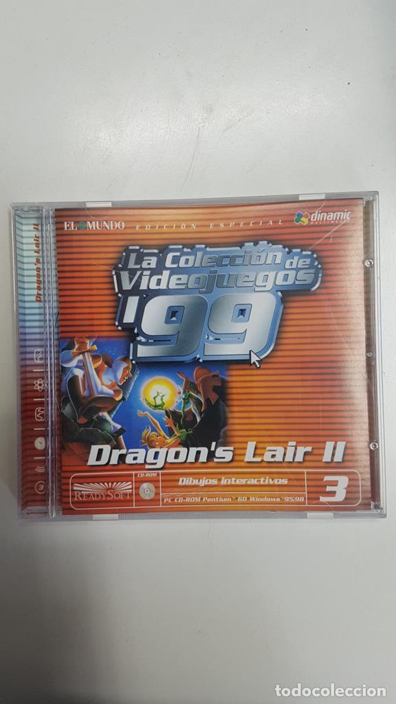 Collectionnisme de Revues et Journaux: CD Juego PC: Dragon's Lair II, edicion especial. La Coleccion de Videojuegos '99 num 03. Dibujos int