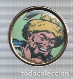 Coleccionismo de Revistas y Peri&oacute;dicos: Pins: serie El Jabato, serie los malos: Chang-Jo - Varios
