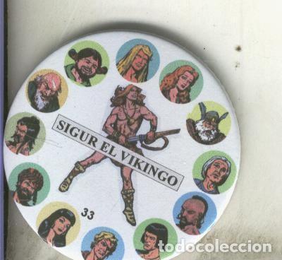 Coleccionismo de Revistas y Peri&oacute;dicos: Imanes serie numero 33: Sigur el vikingo de Jose Ortiz - Varios