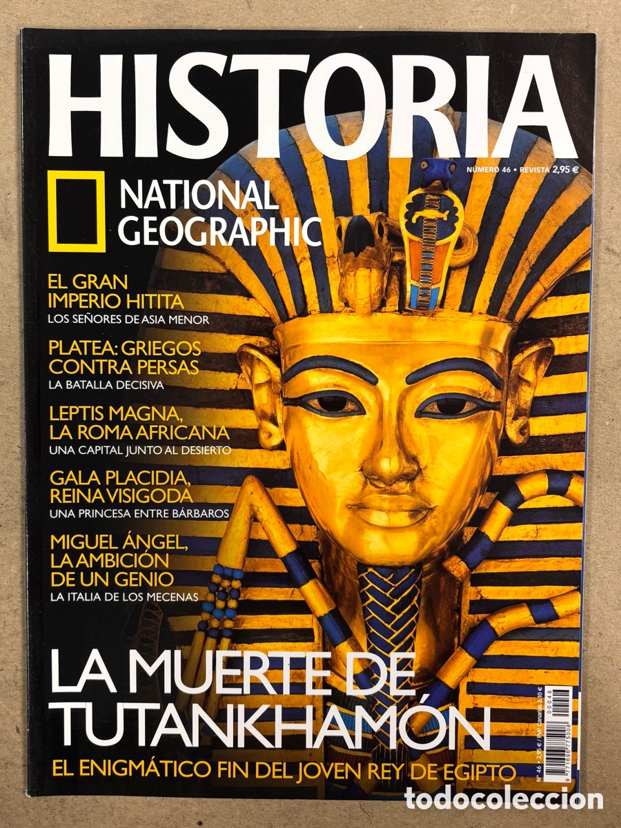 Coleccionismo de Revistas y Peri&oacute;dicos: NATIONAL GEOGRAPHIC N&deg; 46. LA MUERTE DE TUTANKHAM&Oacute;N, HITITAS, LA BATALLA DE PLATEA, LEPTIS MAGNA