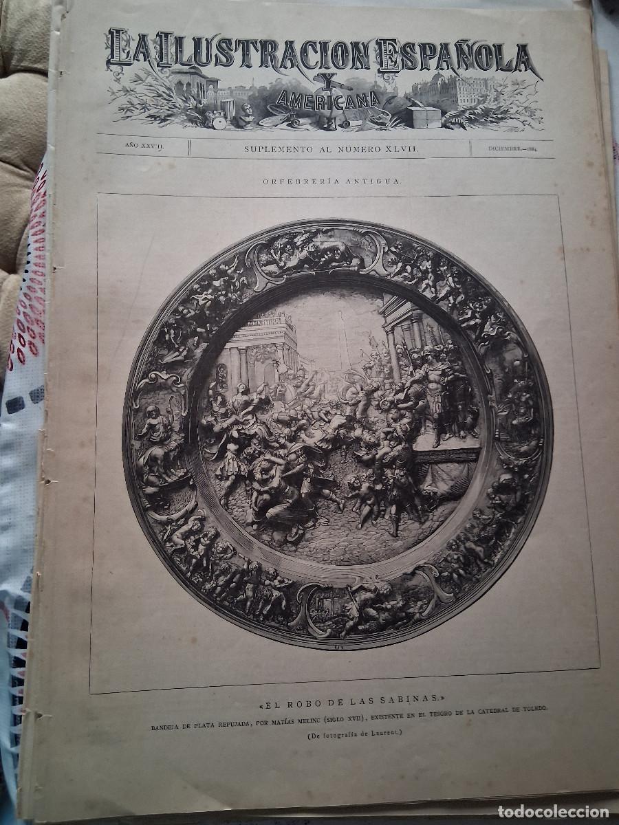 Collection Magazines and Newspapers: ILUSTRACI&Oacute;N ESPA&Ntilde;OLA y AMERICANA, La diciembre 1884 Articulos y grabados &ldquo;Orfebrer&iacute;a antigua &ndash;El