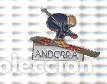 Colecionismo de Revistas e Jornais: Pin: Andorra. Esquiador. Agnes Moulin 61.61.56.71