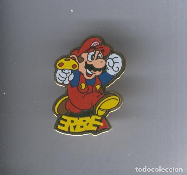 Coleccionismo de Revistas y Peri&oacute;dicos: Pins metal: Mario Bros - Varios