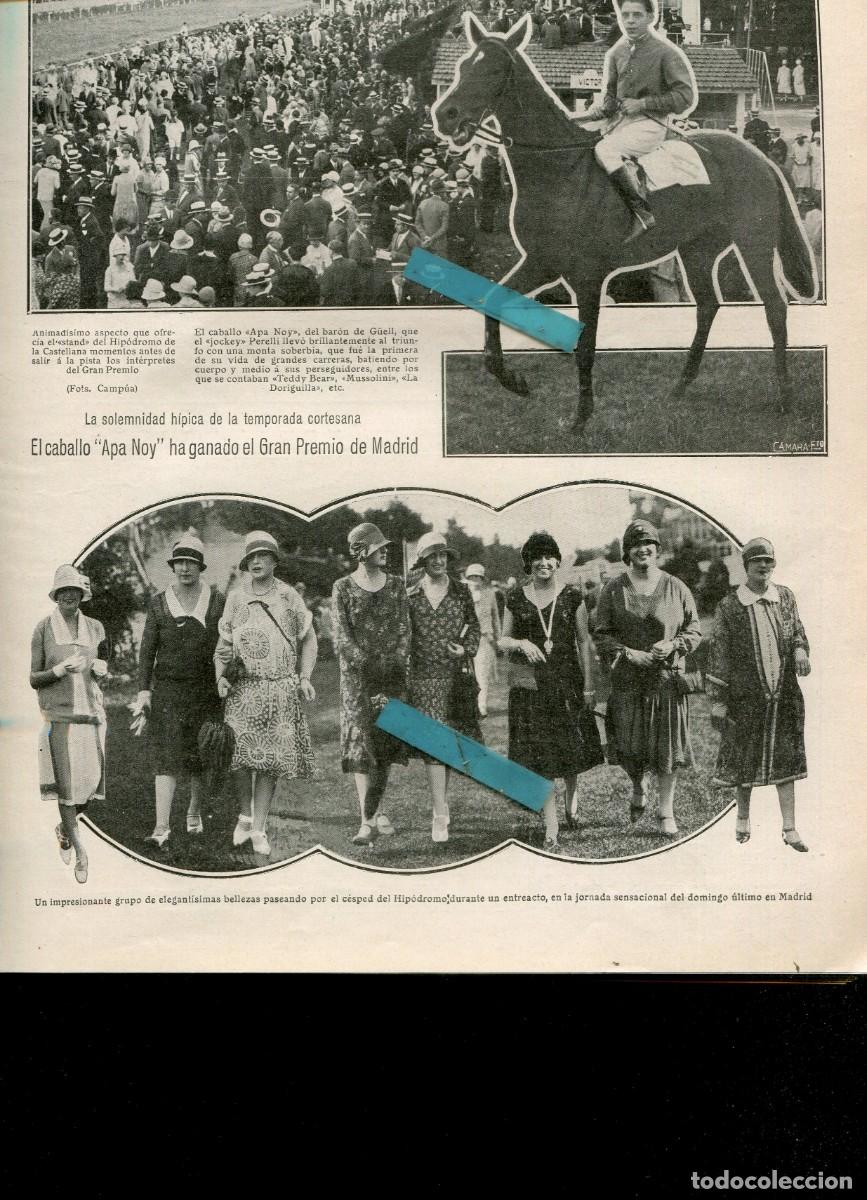 Collection Magazines and Newspapers: REVISTA A&Ntilde;O 1926 GRAN PREMIO DE HIPICA D MADRID FEDERICO GARCIA SANCHIZ MANUEL PICHARDO FERNANDO POO