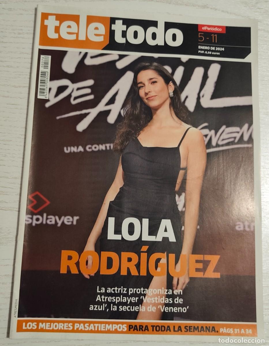 Colecionismo de Revistas e Jornais: REVISTA TELETODO N&ordm; 576 - DEL 5 AL 11 DE ENERO DE 2024 &middot; DAR&Iacute;O YAZBEK / LOLA RODR&Iacute;GUEZ / ...