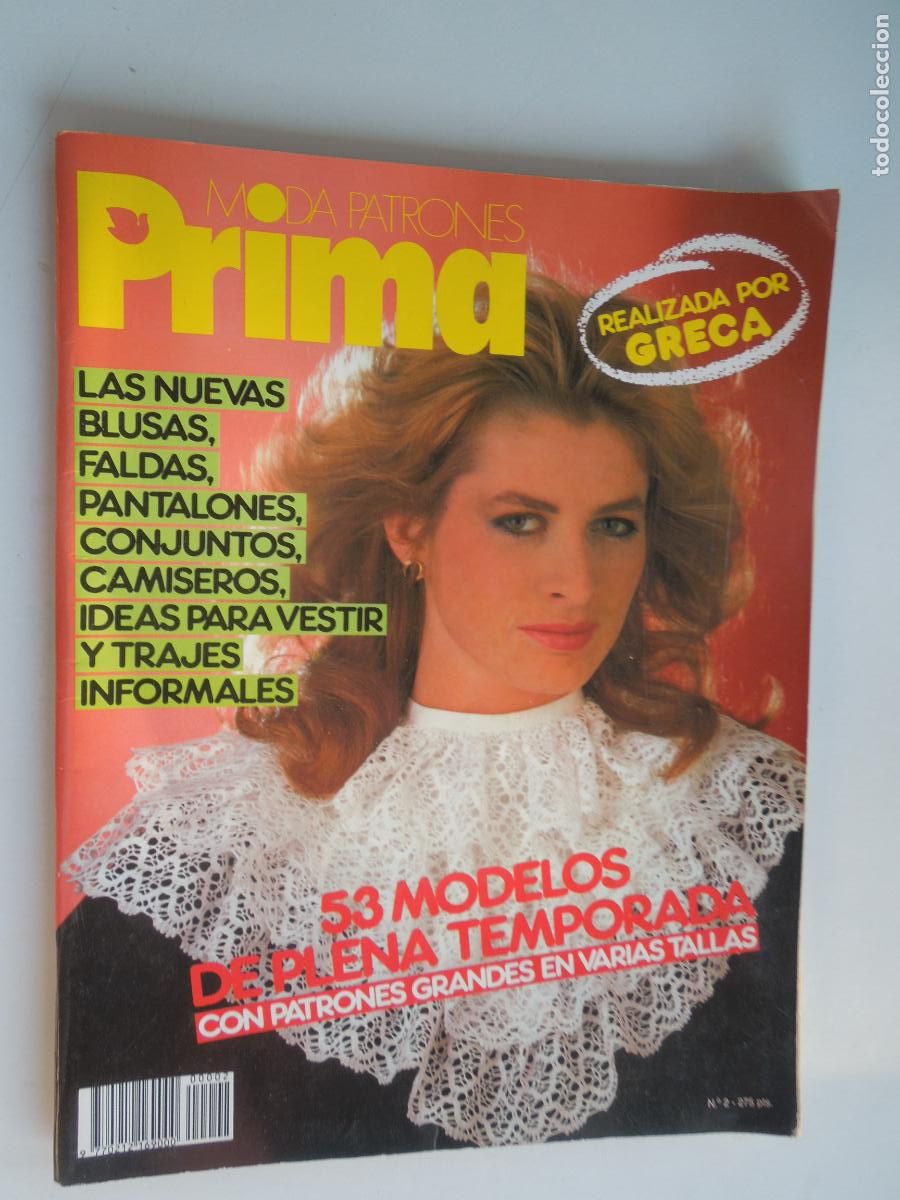 Collection Magazines and Newspapers: PRIMA REVISTA MODA Y PATRONES N&ordm; 2 -MODELOS DE PLENA TEMPORADA - CON PATRONES