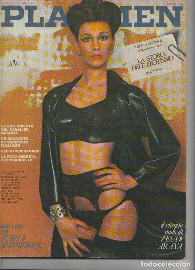Coleccionismo de Revistas y Peri&oacute;dicos: PLAYMEN, Numero 04, Aprile 1975: MARIE EKORRE (Edicion ITALY) - Varios