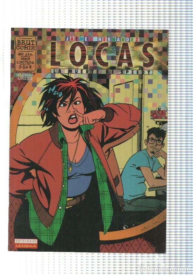 Sammeln von Zeitschriften und Zeitungen: Brut Comix: Locas num 3 de 4, la muerte de Speedy por Jaime Hernandez - NULL