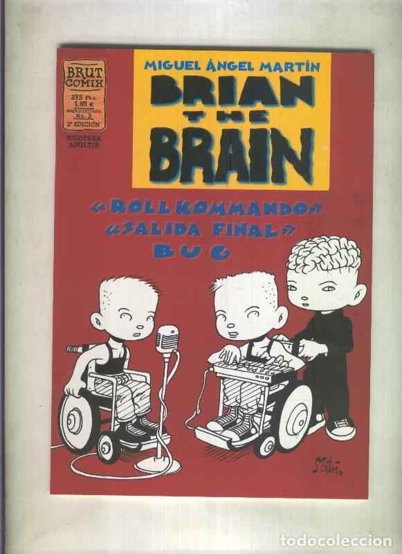 Coleccionismo de Revistas y Peri&oacute;dicos: Brut Comix : Brian The Brain numero 3 (segunda edicion) - Miguel Angel Martin