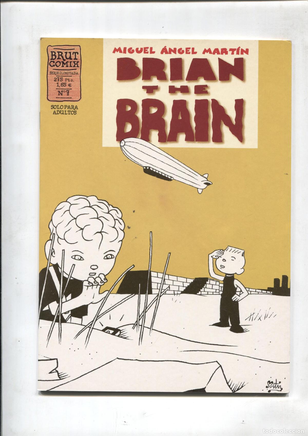 Sammeln von Zeitschriften und Zeitungen: Brut Comix : Brian The Brain numero 7 - Miguel Angel Martin