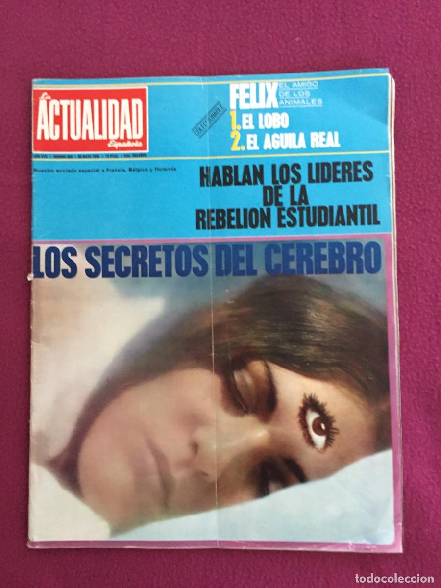 Coleccionismo de Revistas y Peri&oacute;dicos: Revista ACTUALIDAD ESPA&Ntilde;OLA 1968 -FELIX RODRIGUEZ FUENTE COLECCION N&ordm;1 EL LOBO Y EL AGUILA -SEAT 850