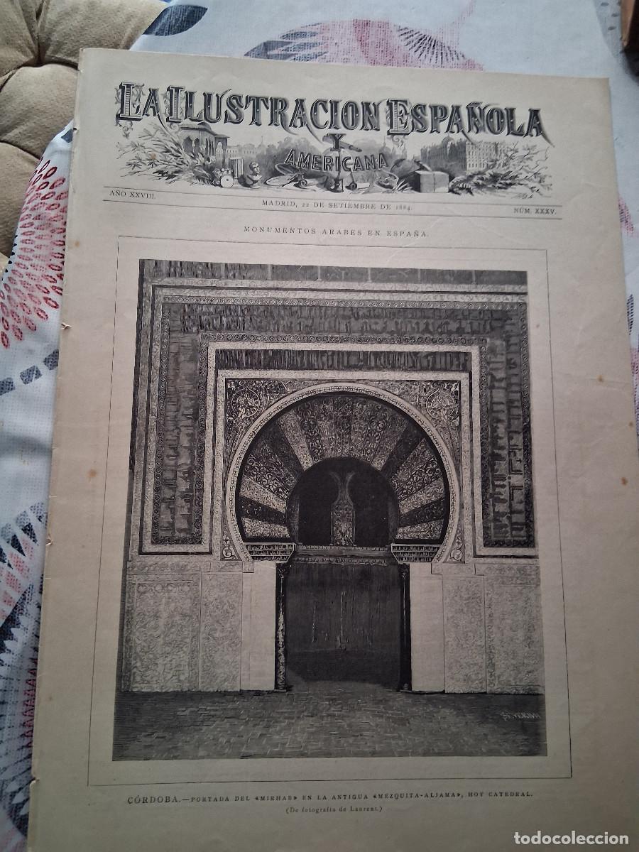 Collezionismo di Riviste e Giornali: ILUSTRACI&Oacute;N ESPA&Ntilde;OLA y AMERICANA, La 22 setiembre 1884 Articulos y grabados &ldquo;Bah&iacute;a de Musa Filipin